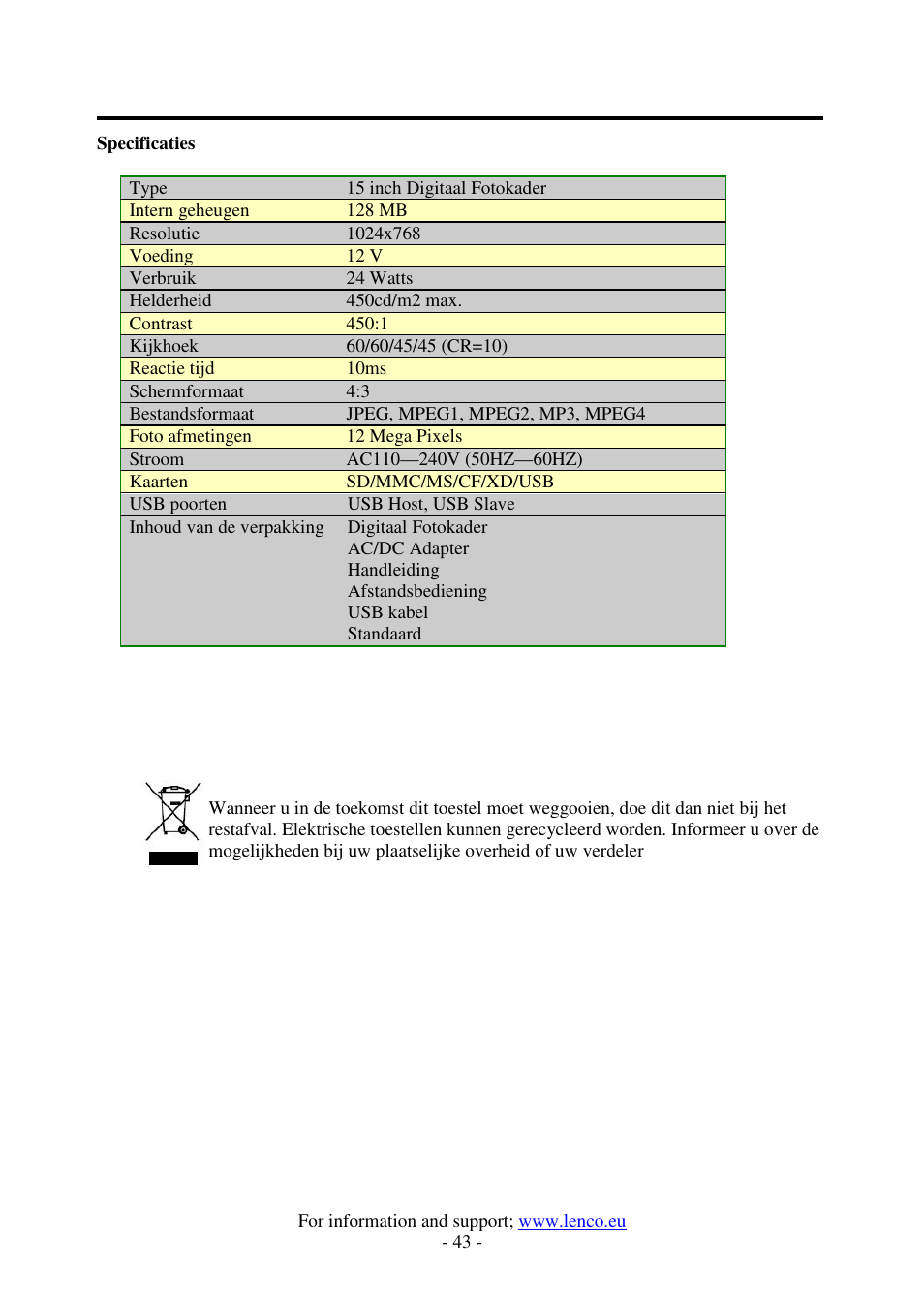 Lenco DF-1520 User Manual | Page 47 / 123