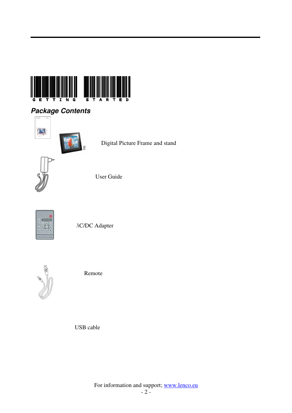 Lenco DF-1520 User Manual | Page 6 / 123