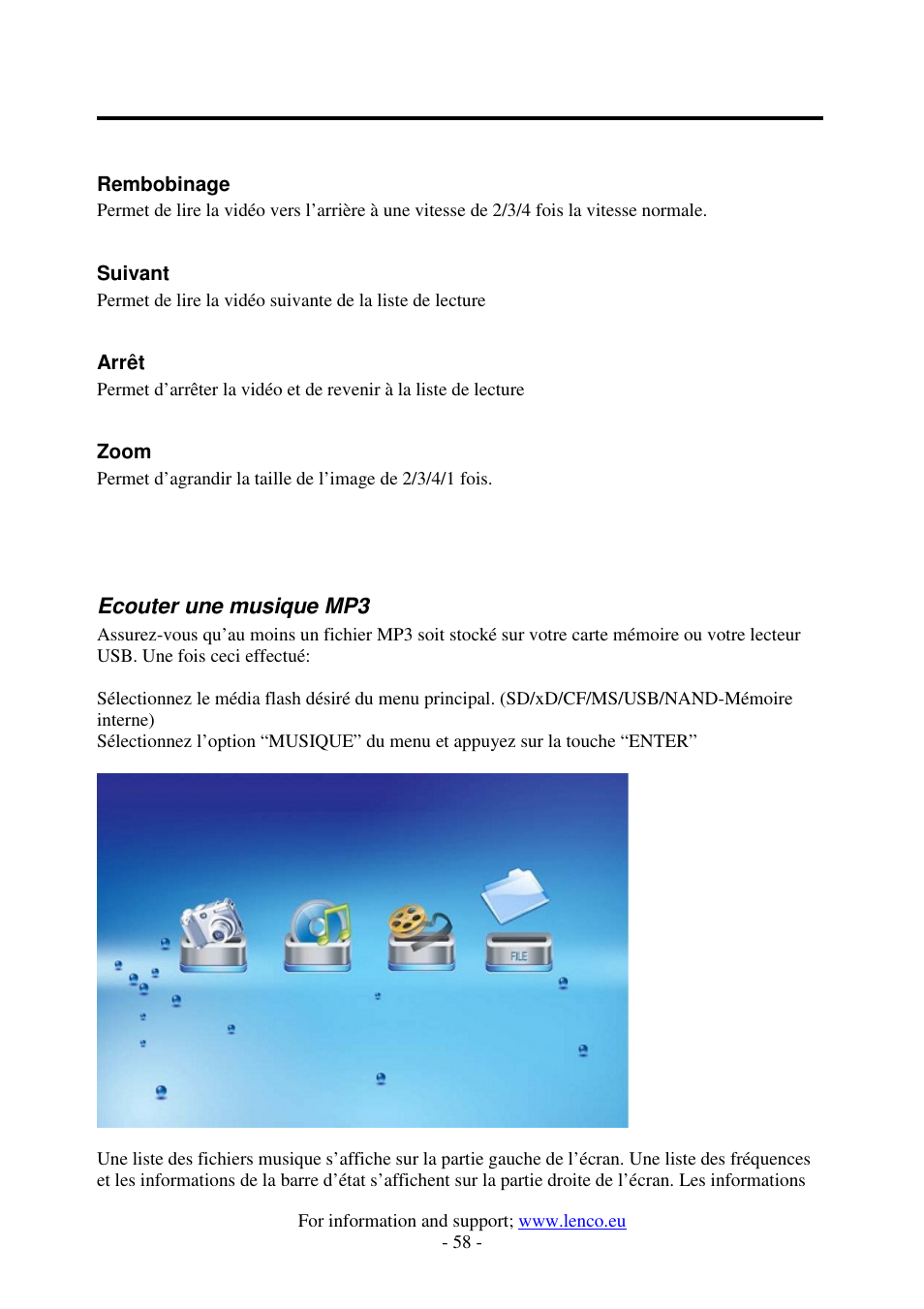 Lenco DF-1520 User Manual | Page 62 / 123