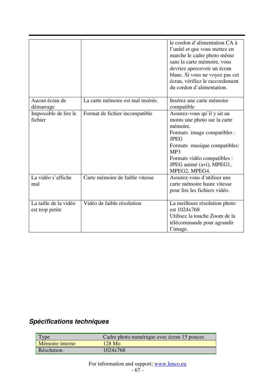 Lenco DF-1520 User Manual | Page 71 / 123