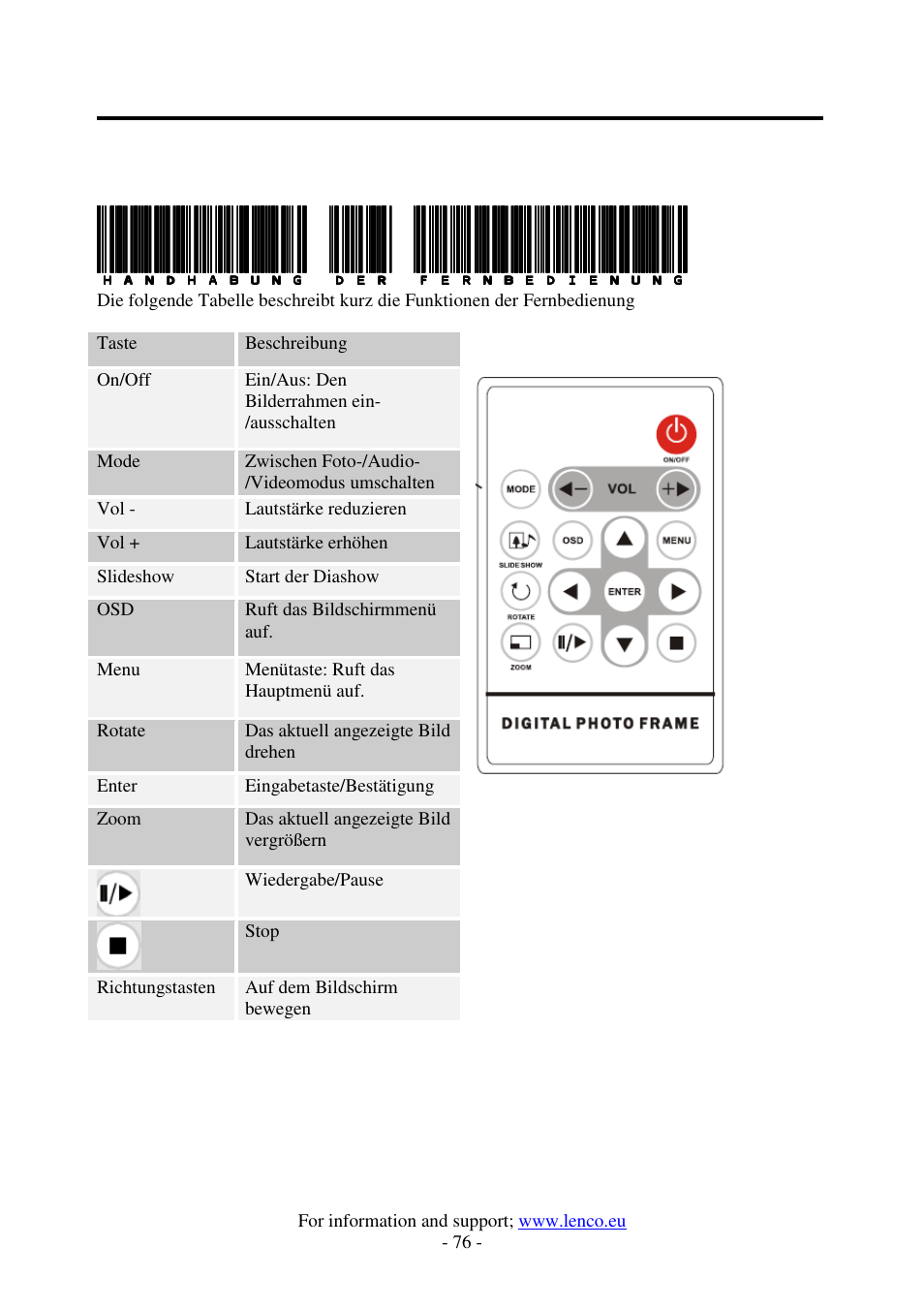 Lenco DF-1520 User Manual | Page 80 / 123