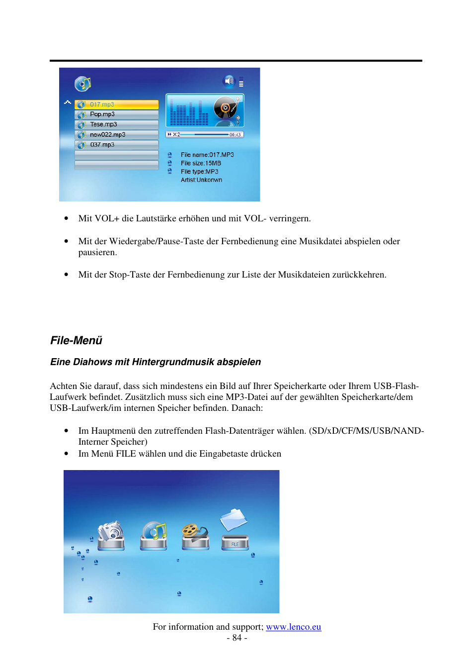 Lenco DF-1520 User Manual | Page 88 / 123