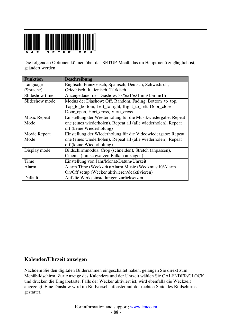 Lenco DF-1520 User Manual | Page 92 / 123