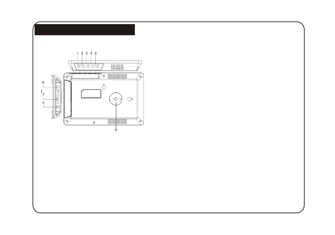 Player overview | Lenco DF-706 User Manual | Page 6 / 12