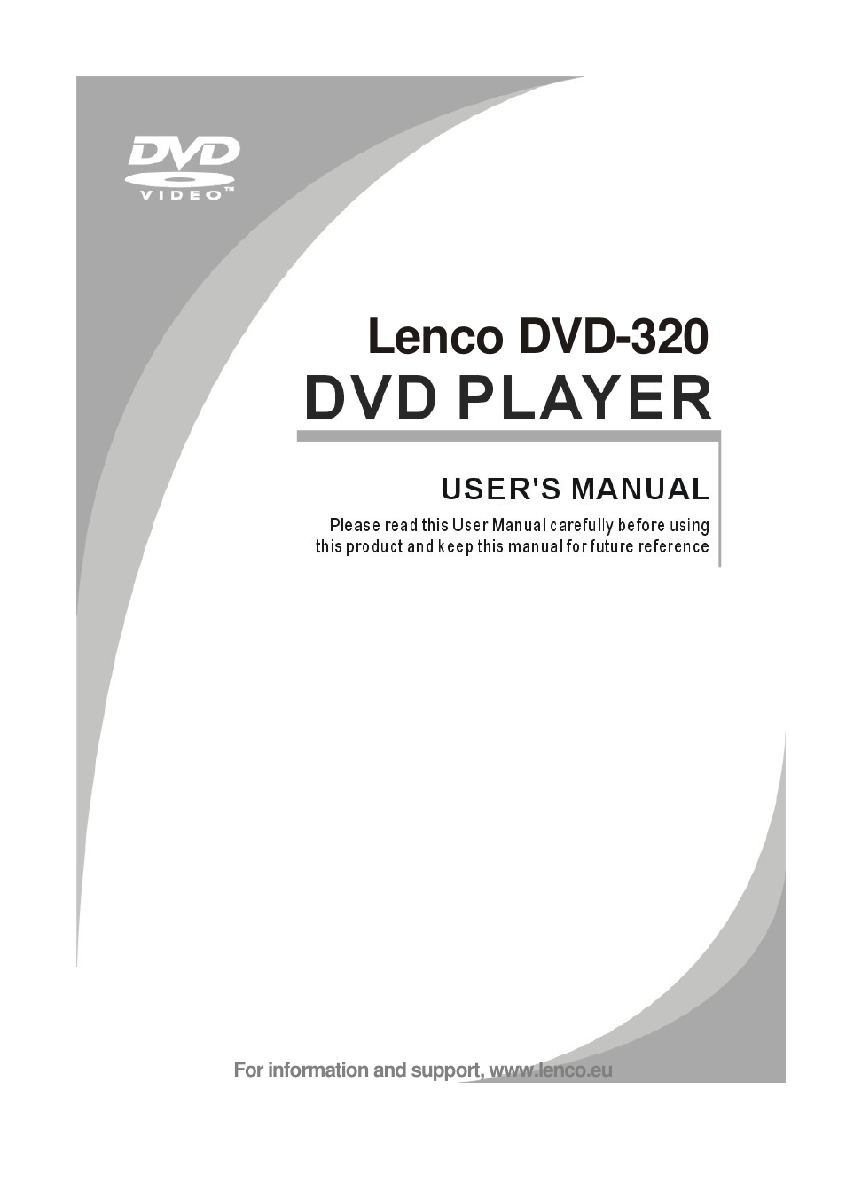 Lenco DVD-320 User Manual | 14 pages