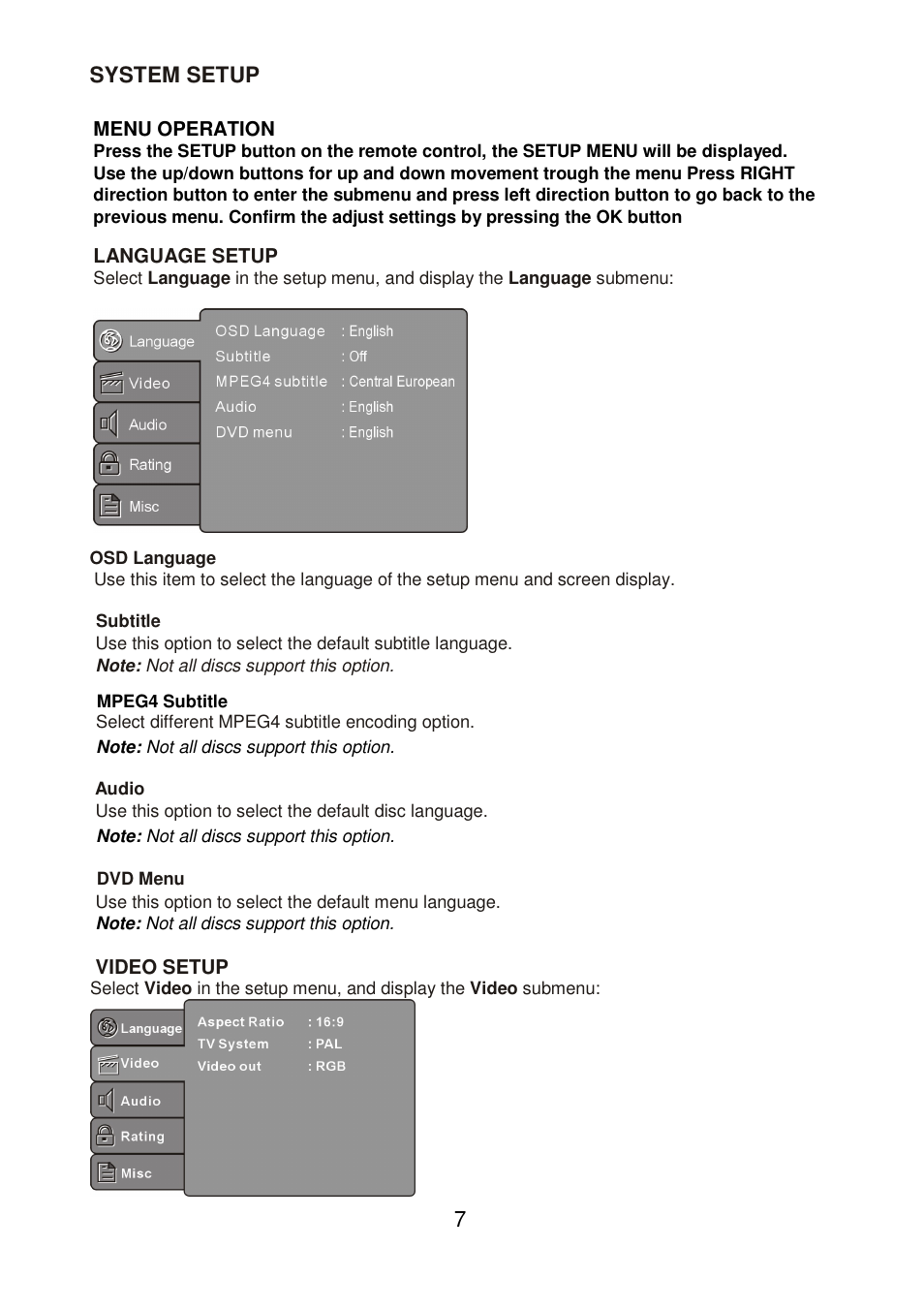 Lenco DVD-320 User Manual | Page 8 / 14