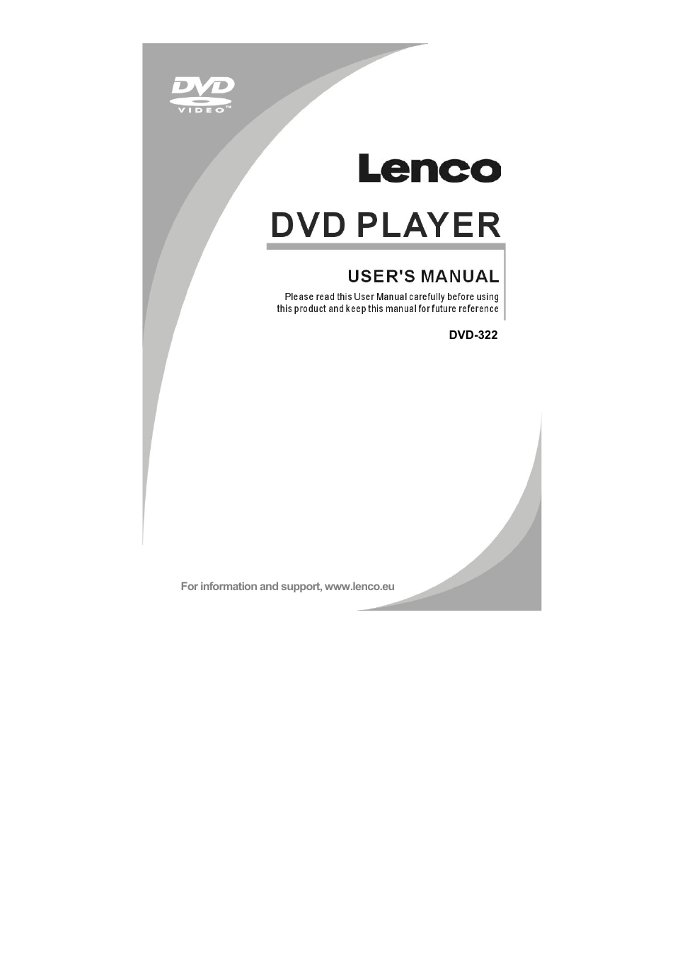 Lenco DVD-322 User Manual | 81 pages