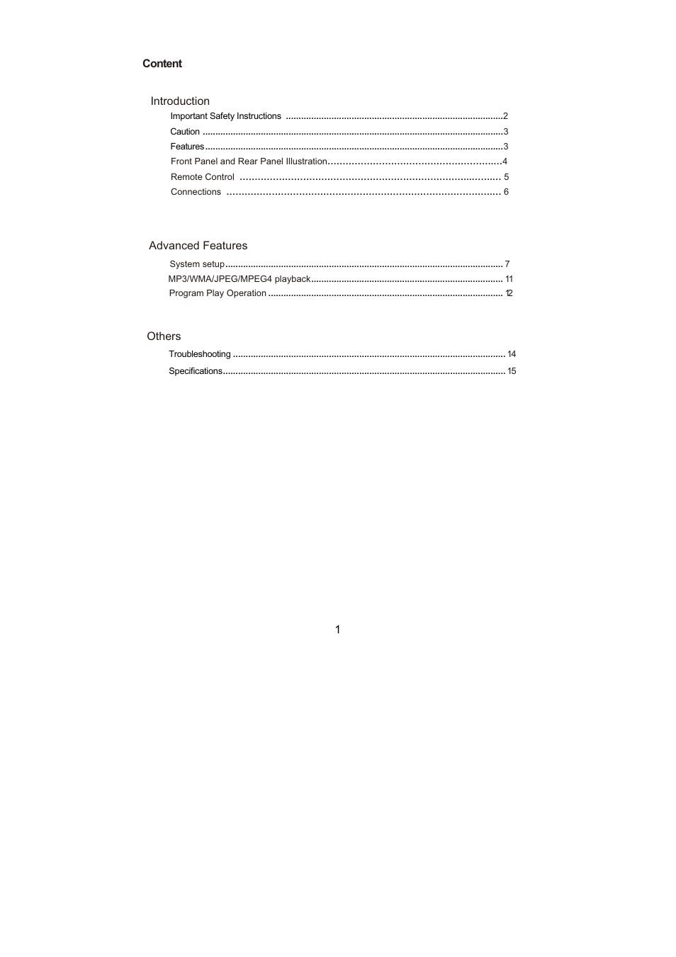 Lenco DVD-322 User Manual | Page 2 / 81