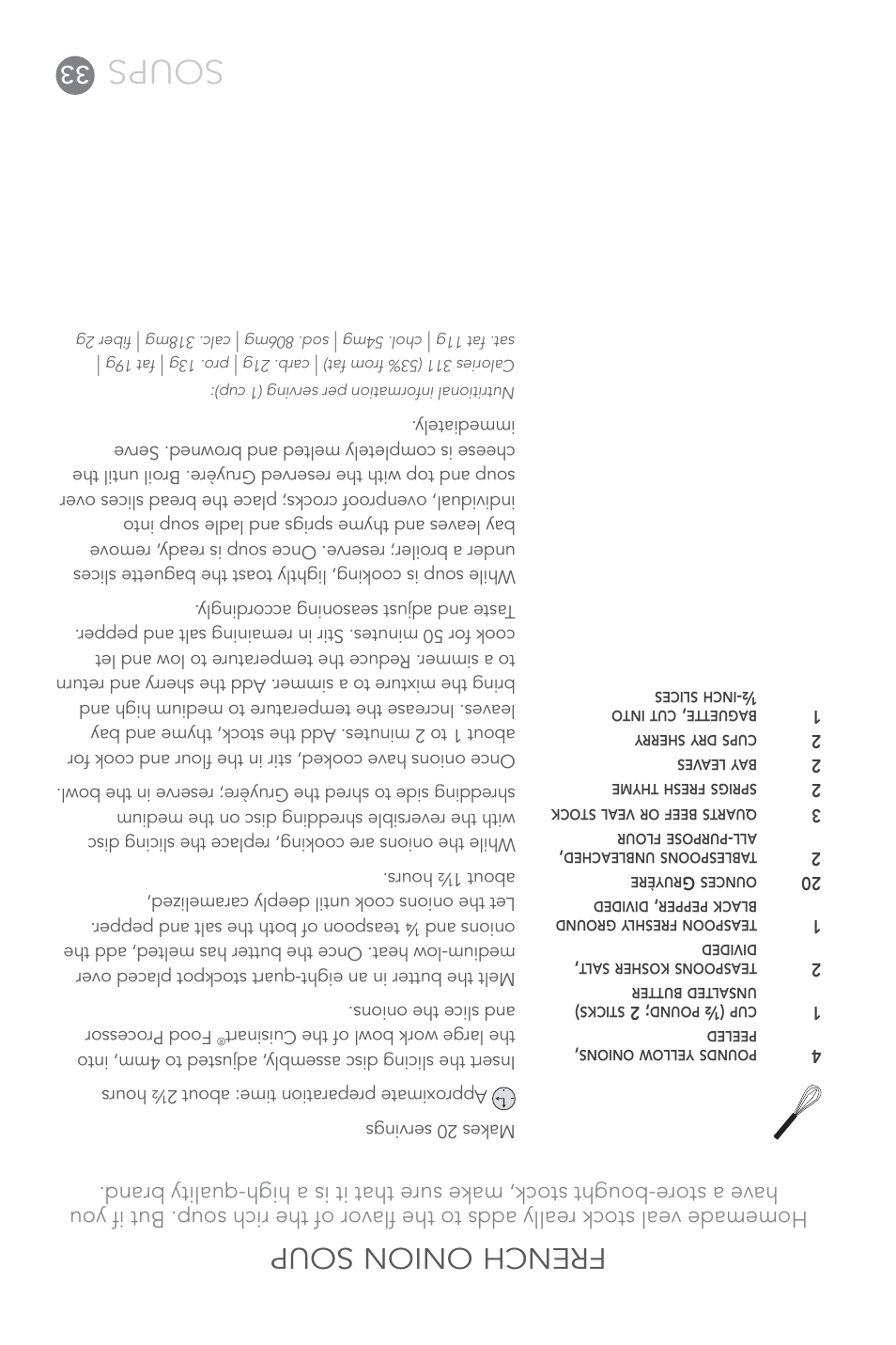 Soups, French onion soup | Cuisinart Elite DLC-XPN User Manual | Page 54 / 87