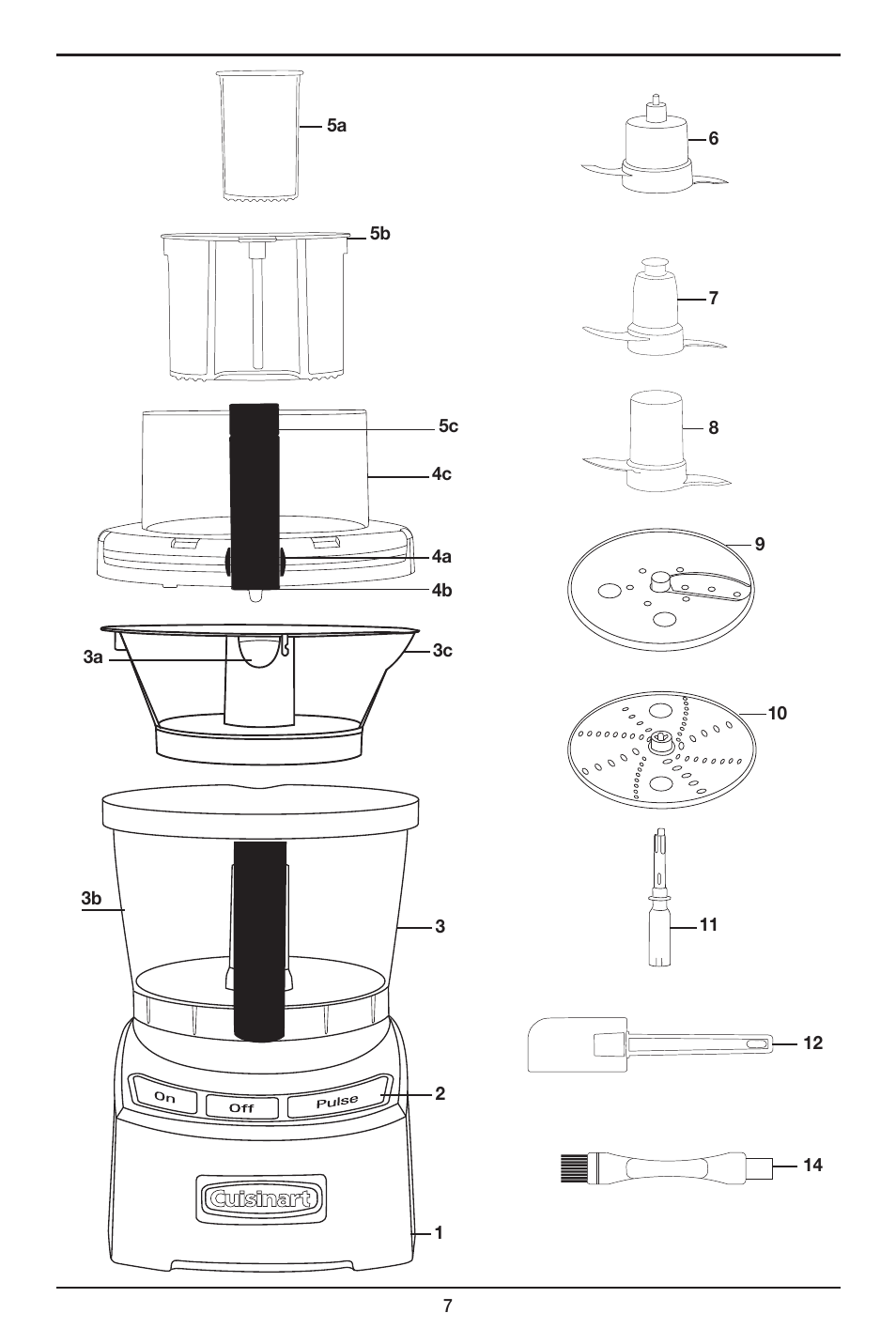 Cuisinart Elite DLC-XPN User Manual | Page 7 / 87