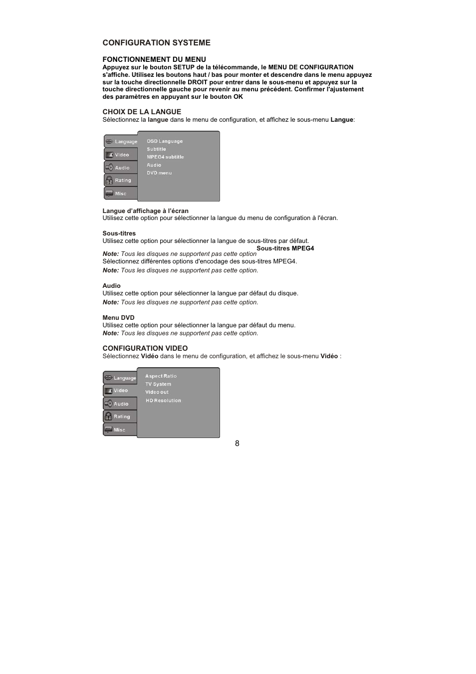 Lenco DVD-432 User Manual | Page 36 / 70