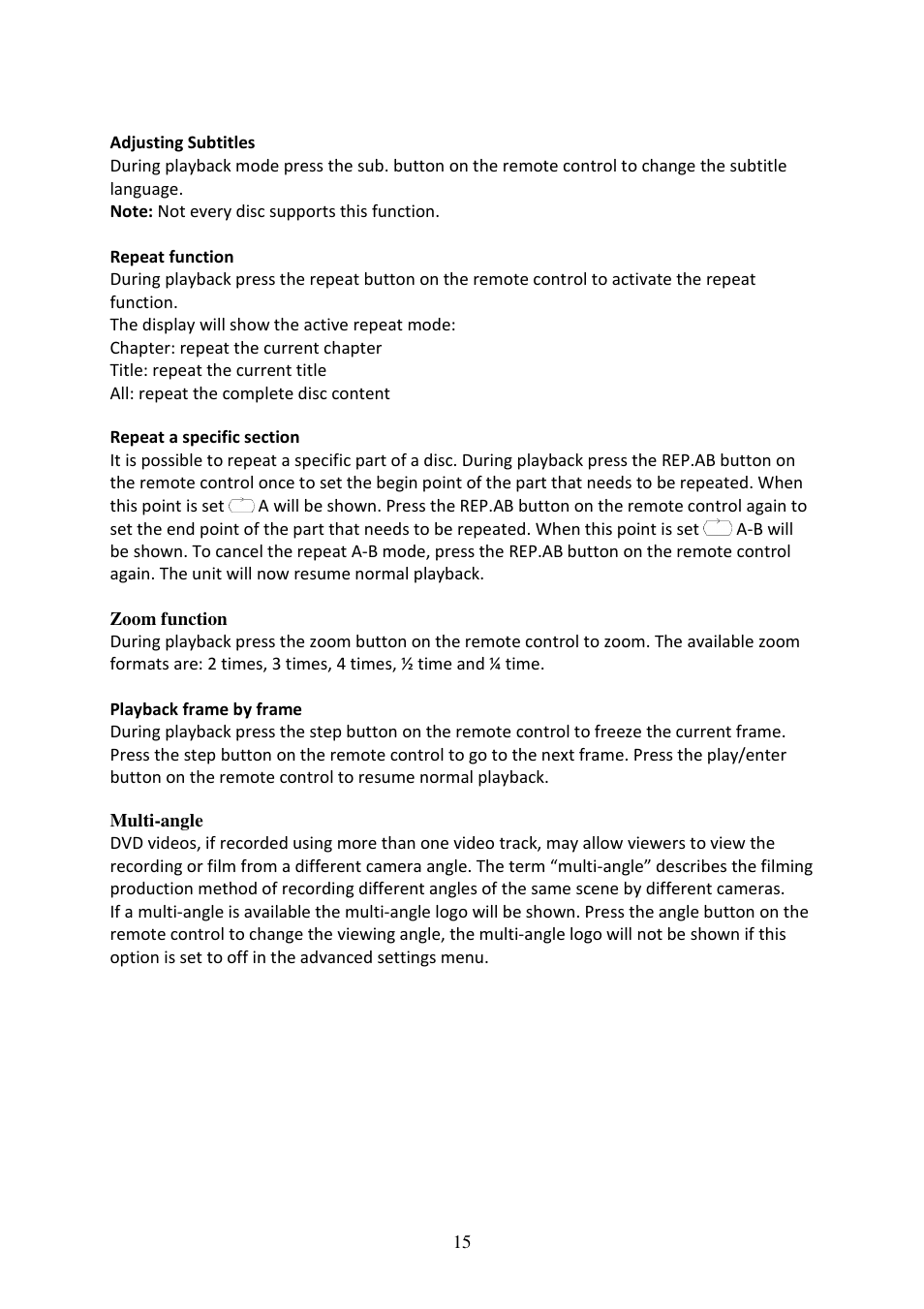 Lenco DVD-519 H User Manual | Page 15 / 33