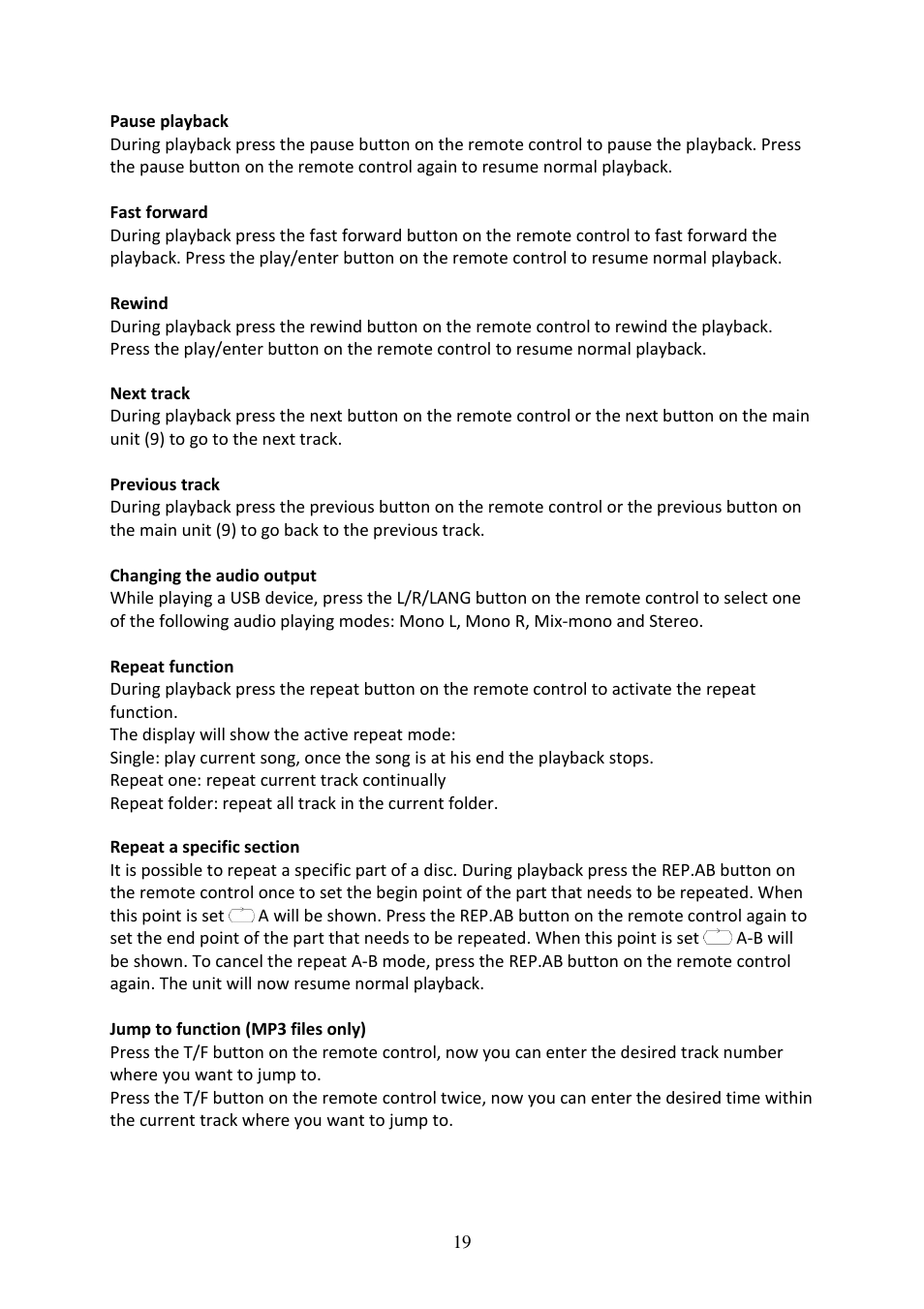 Lenco DVD-519 H User Manual | Page 19 / 33