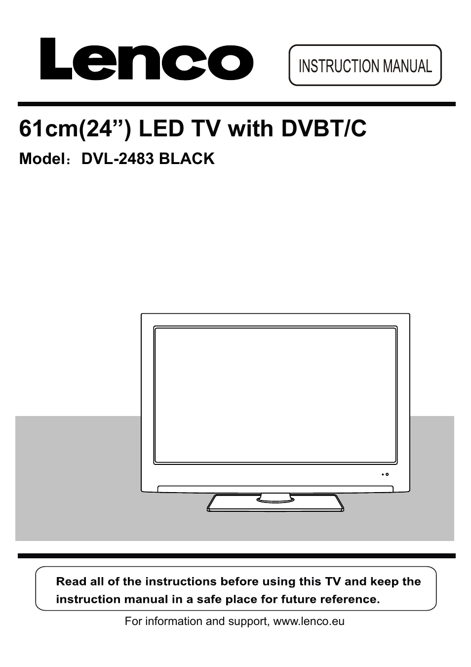 Lenco DVL-2483 User Manual | 28 pages