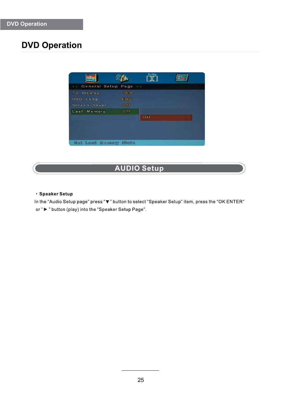 Dvd operation | Lenco DVL-2493 User Manual | Page 27 / 36