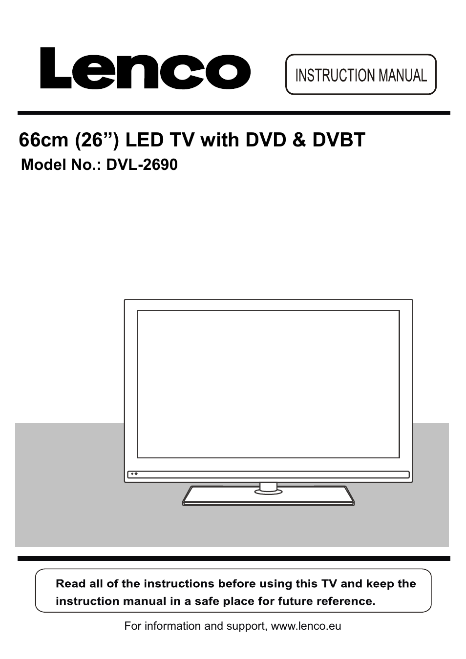 Lenco DVL-2690 User Manual | 38 pages