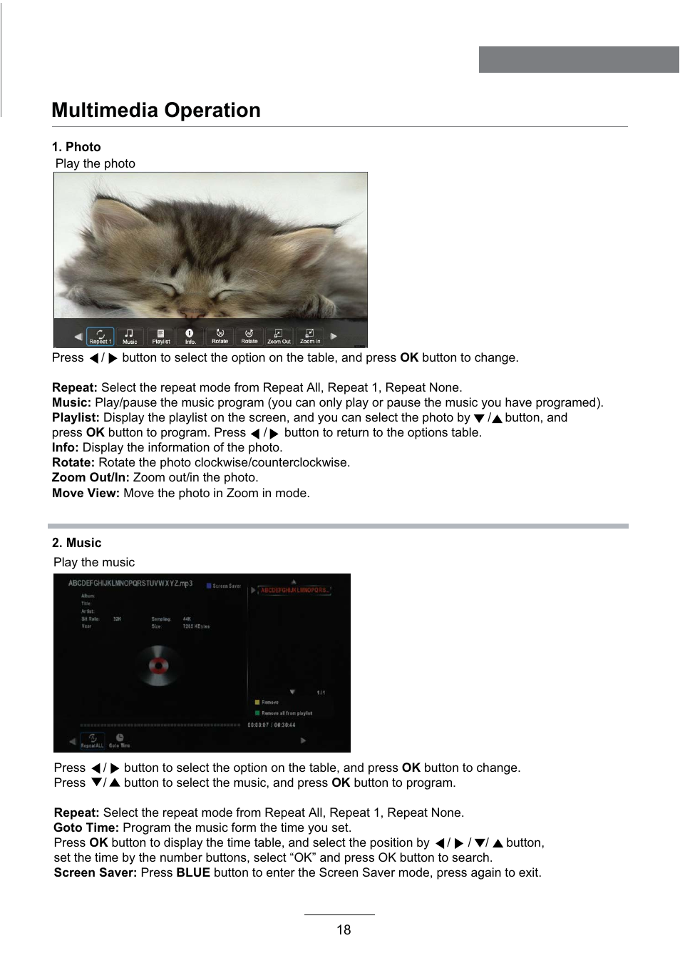 Multimedia operation | Lenco DVL-2690 User Manual | Page 21 / 38