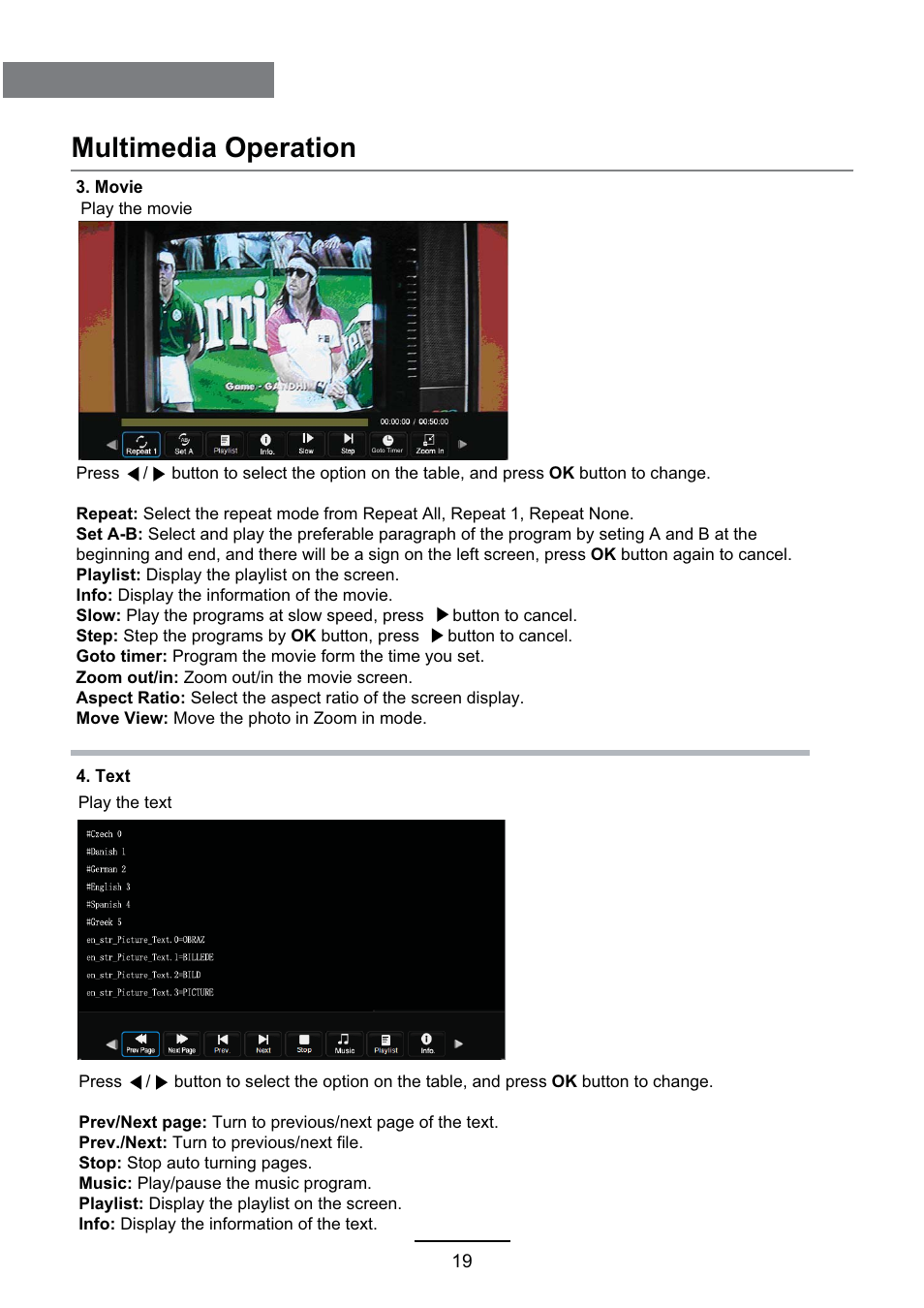 Multimedia operation | Lenco DVL-2690 User Manual | Page 22 / 38