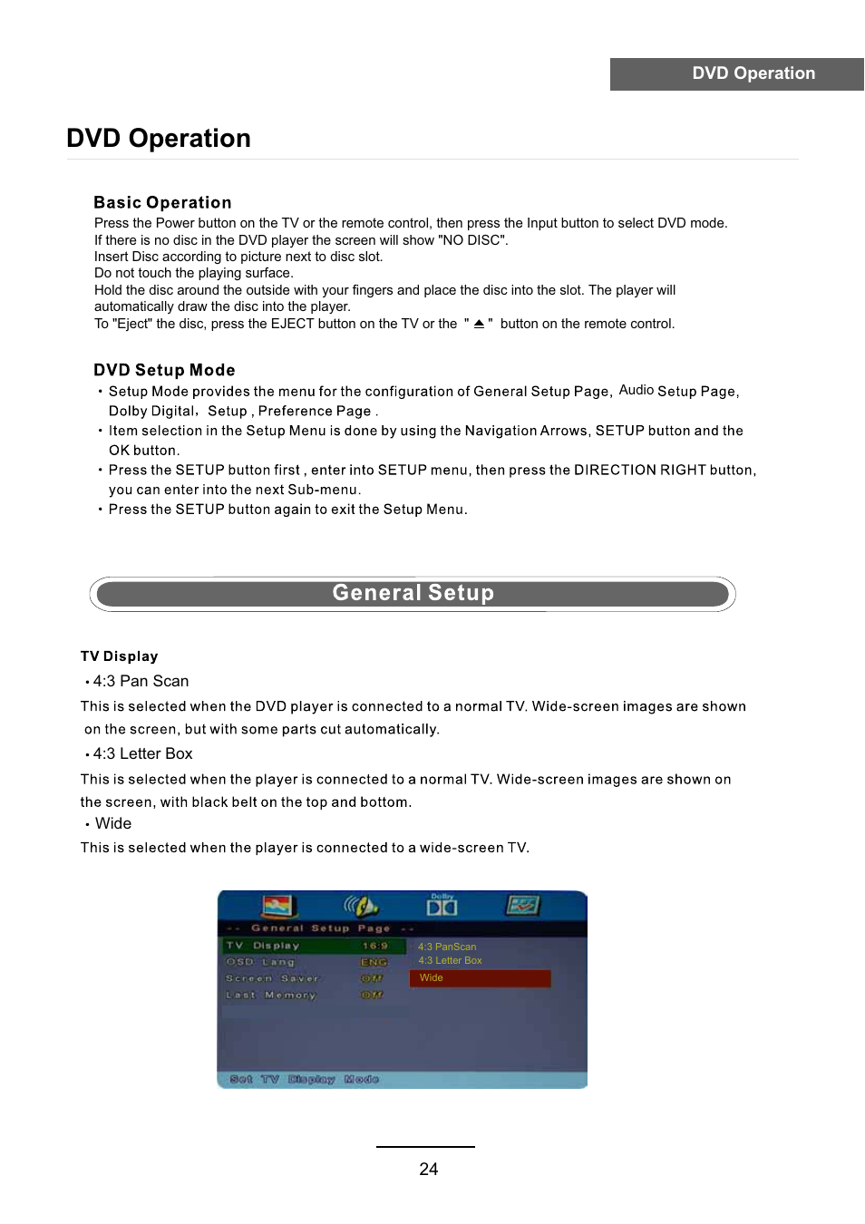 Dvd operation | Lenco DVL-2690 User Manual | Page 27 / 38