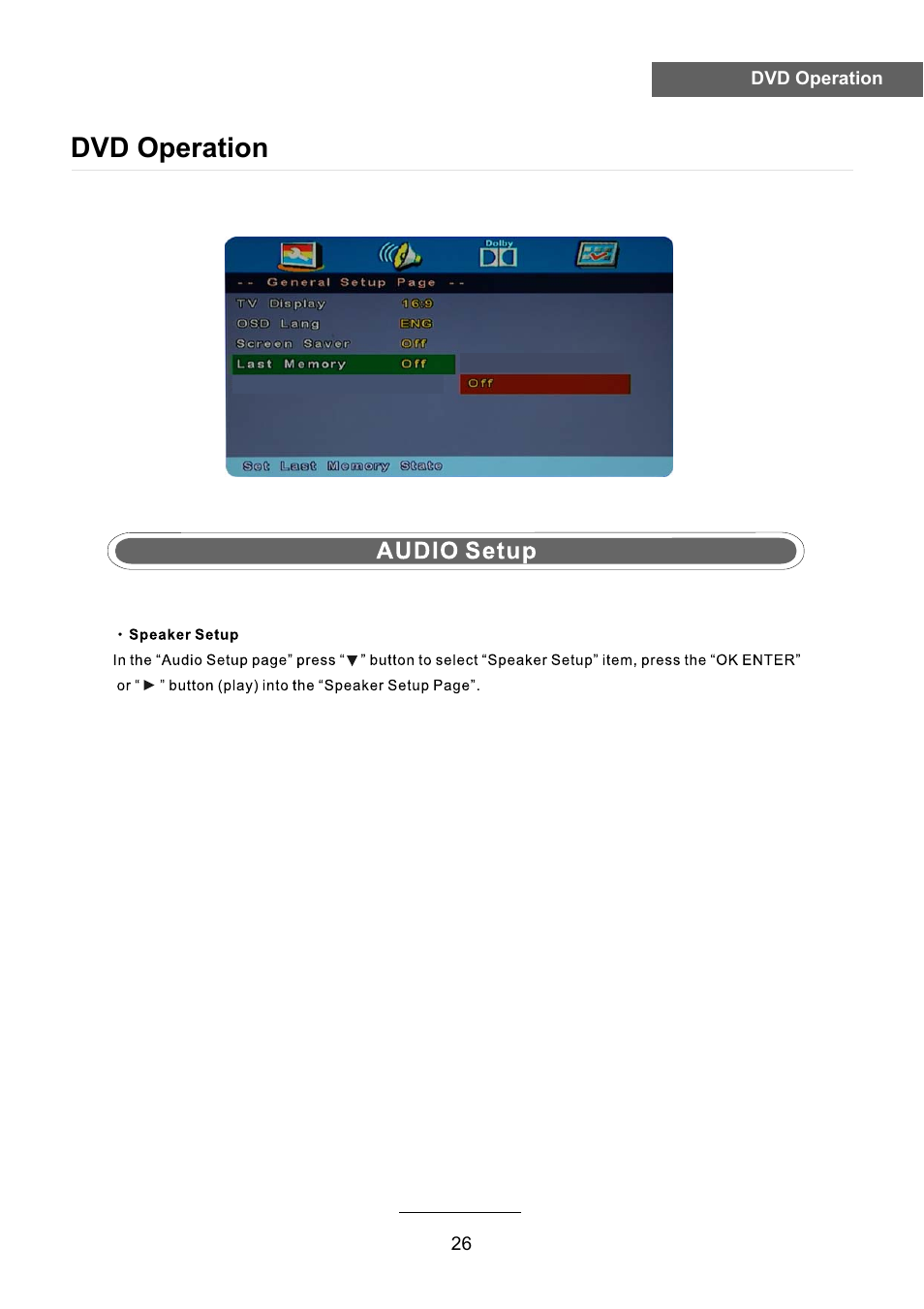 Dvd operation | Lenco DVL-2690 User Manual | Page 29 / 38