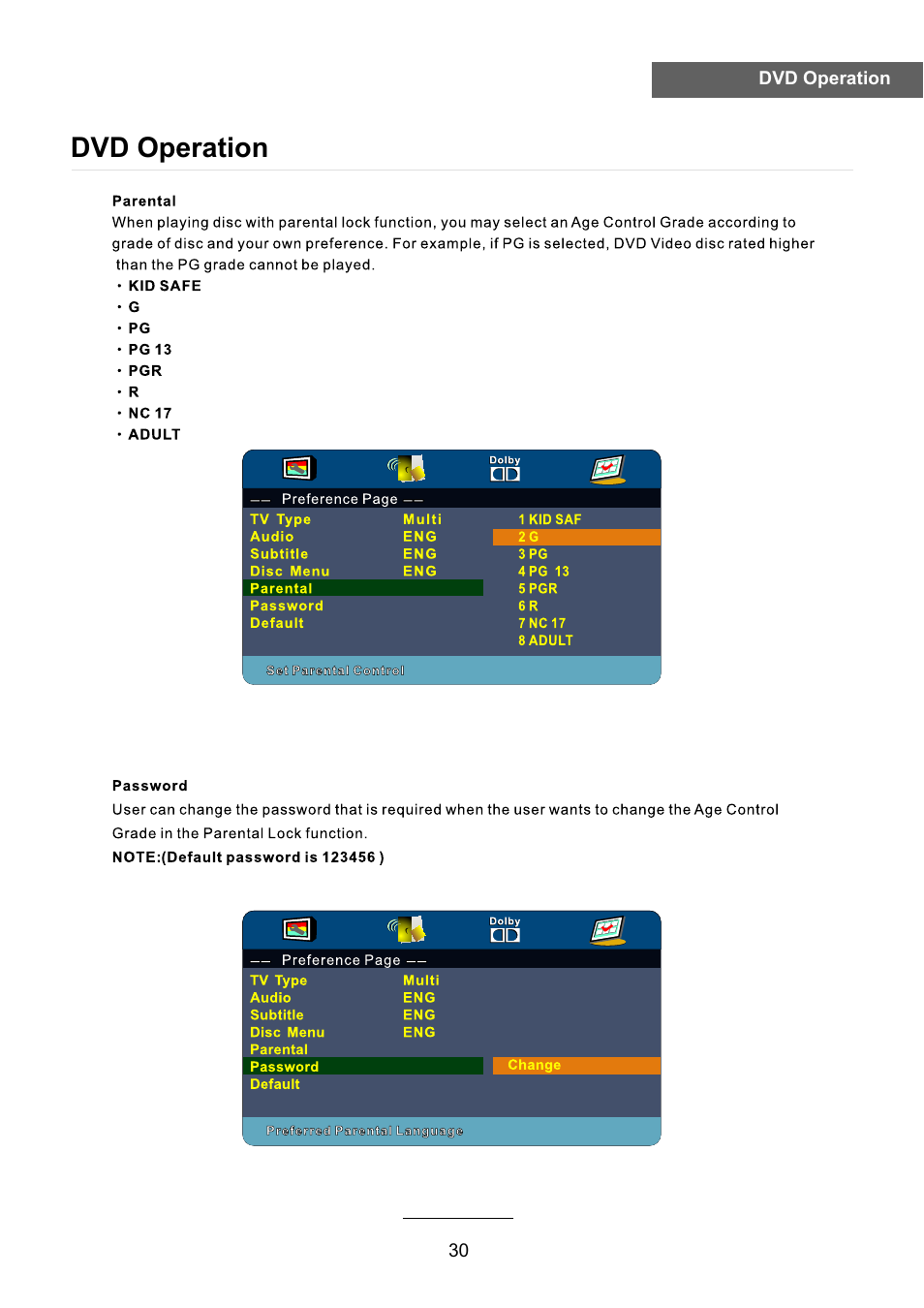 Dvd operation | Lenco DVL-2690 User Manual | Page 33 / 38