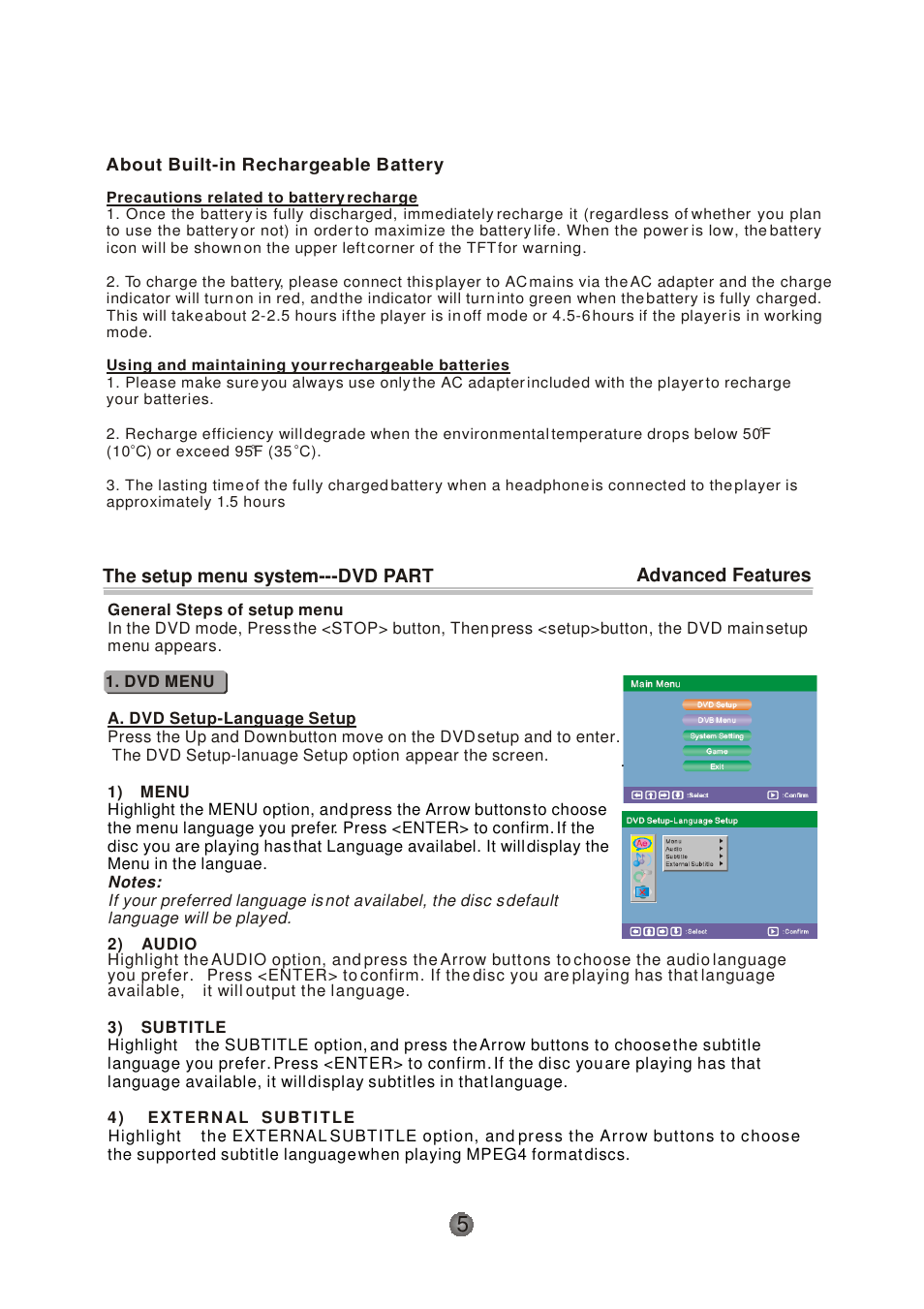 Lenco DVP-741 User Manual | Page 7 / 16
