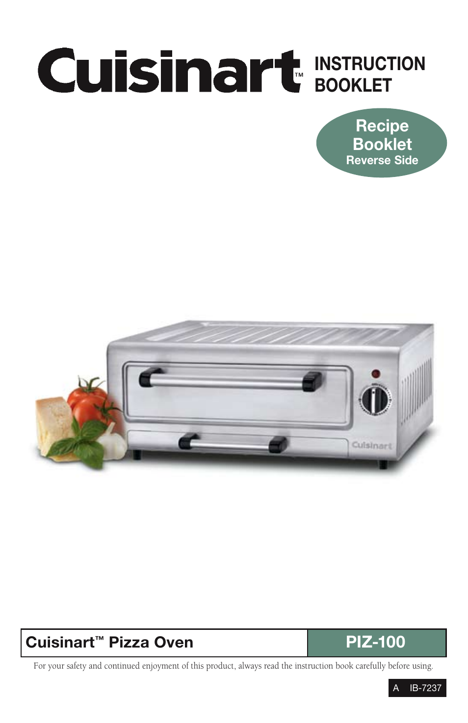 Cuisinart PIZ-100 User Manual | 21 pages