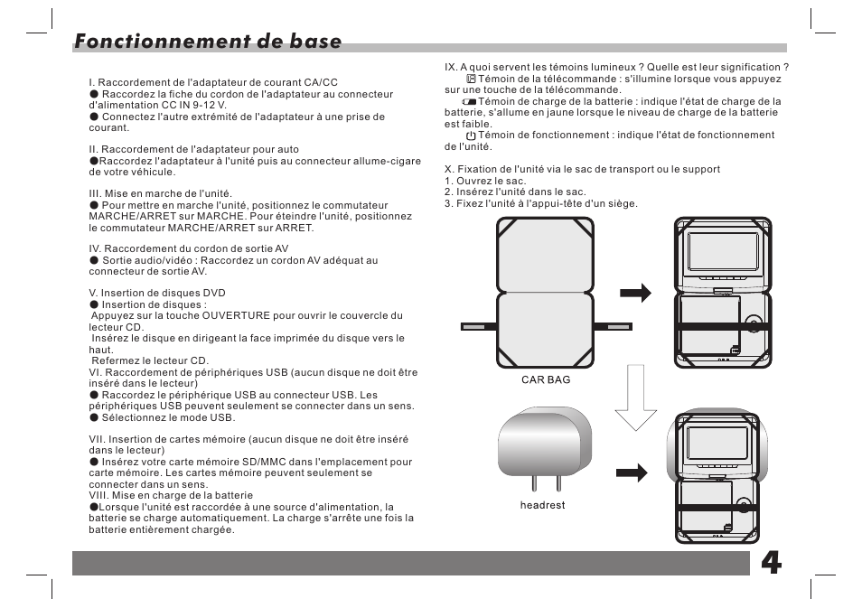 Fonctionnement de base | Lenco DVP-751 User Manual | Page 31 / 65