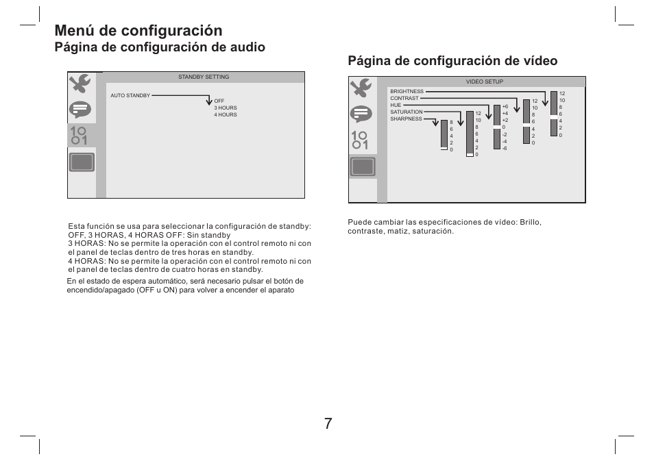 Menú de configuración | Lenco DVP-754 User Manual | Page 48 / 50