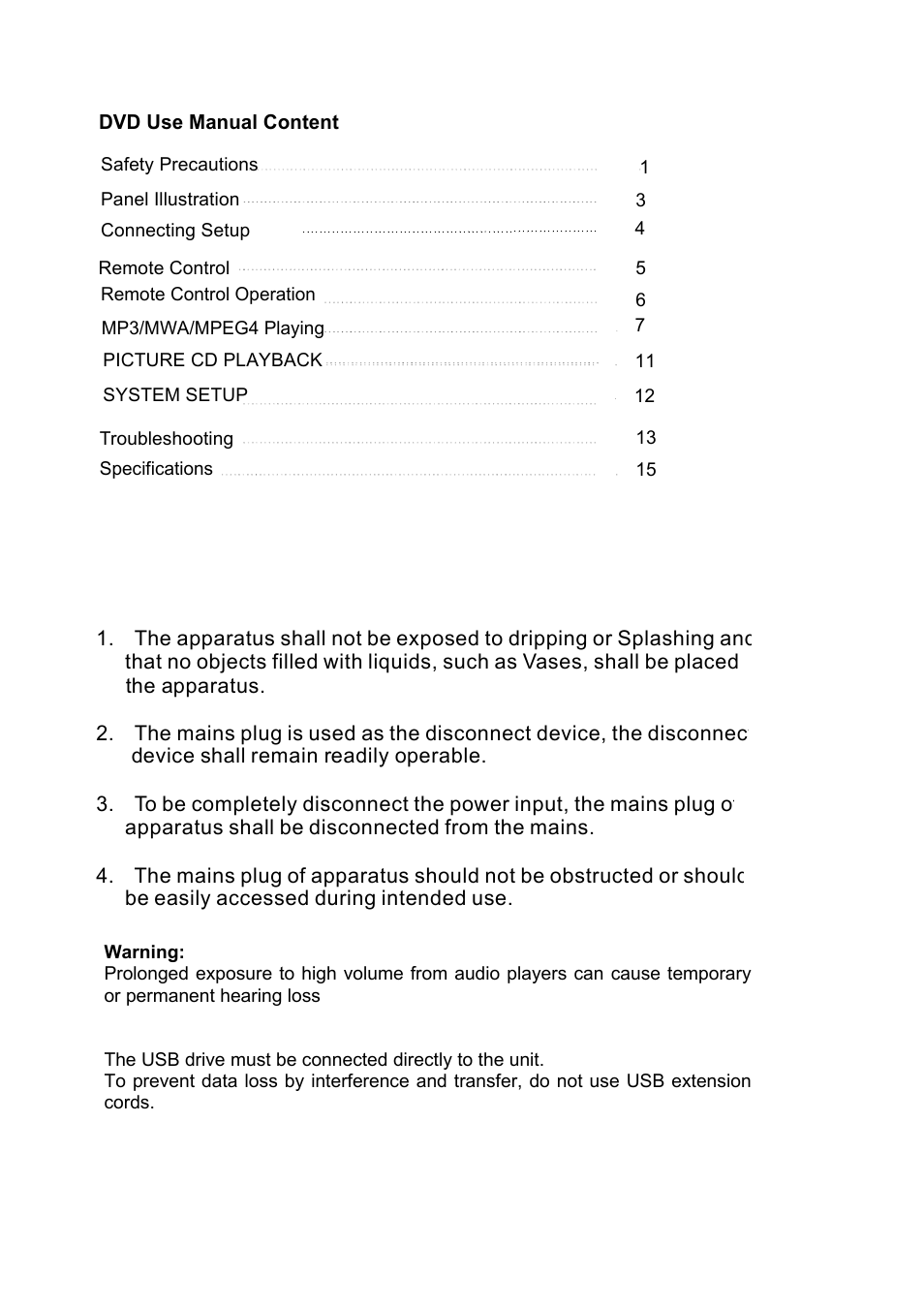 Lenco DVP-931 User Manual | Page 2 / 16