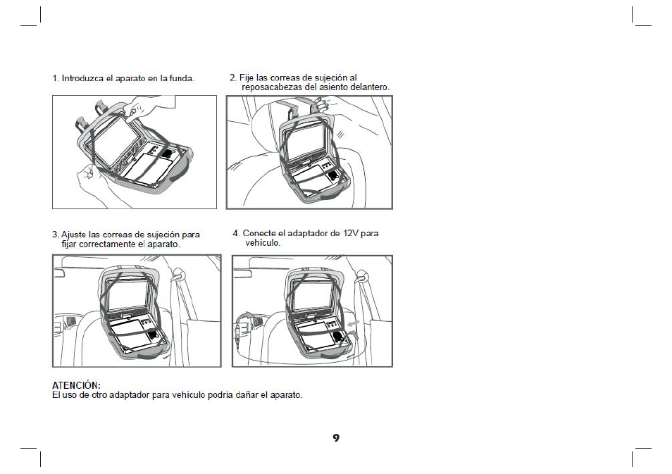 De la funda de transporte | Lenco DVP-937 User Manual | Page 21 / 55