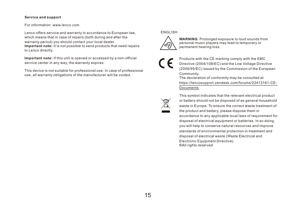 页 16 | Lenco DVP-9412 User Manual | Page 16 / 80