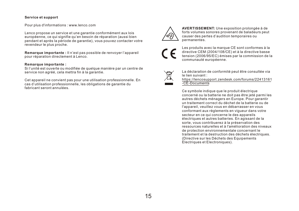 页 16 | Lenco DVP-9412 User Manual | Page 64 / 80