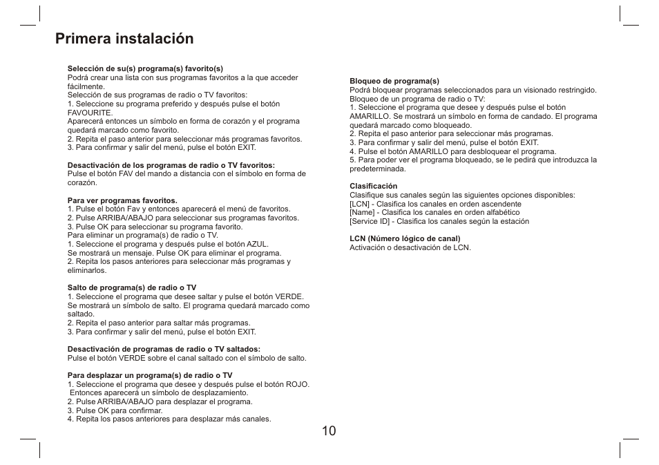 页 11, Primera instalación | Lenco DVP-9412 User Manual | Page 75 / 80