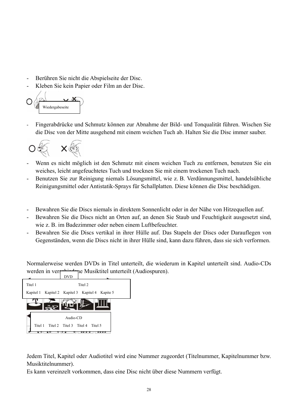 Disc-schutz und dvd-eigenschaften | Lenco DVT-228 User Manual | Page 61 / 169