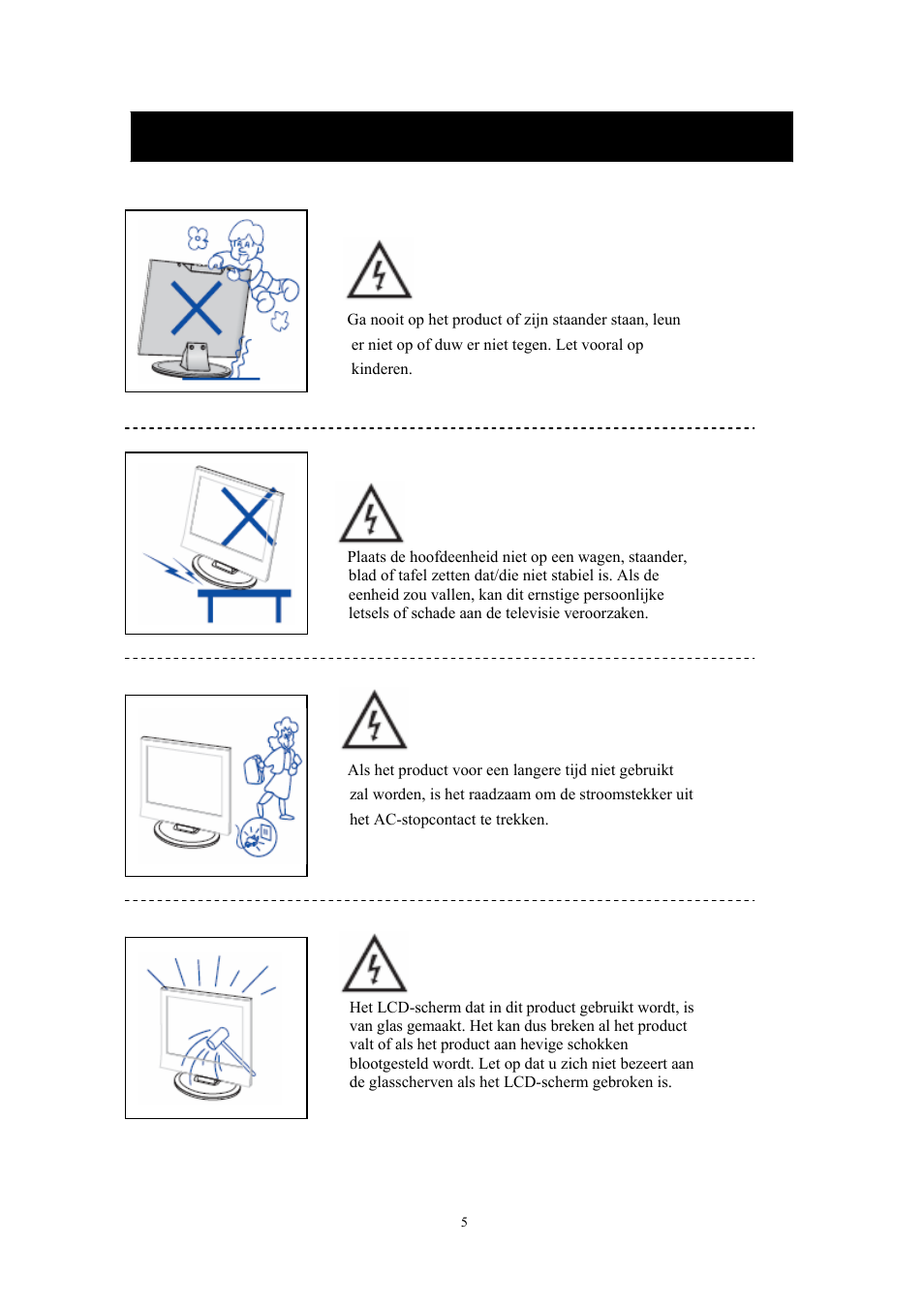 Opgelet | Lenco DVT-228 User Manual | Page 72 / 169