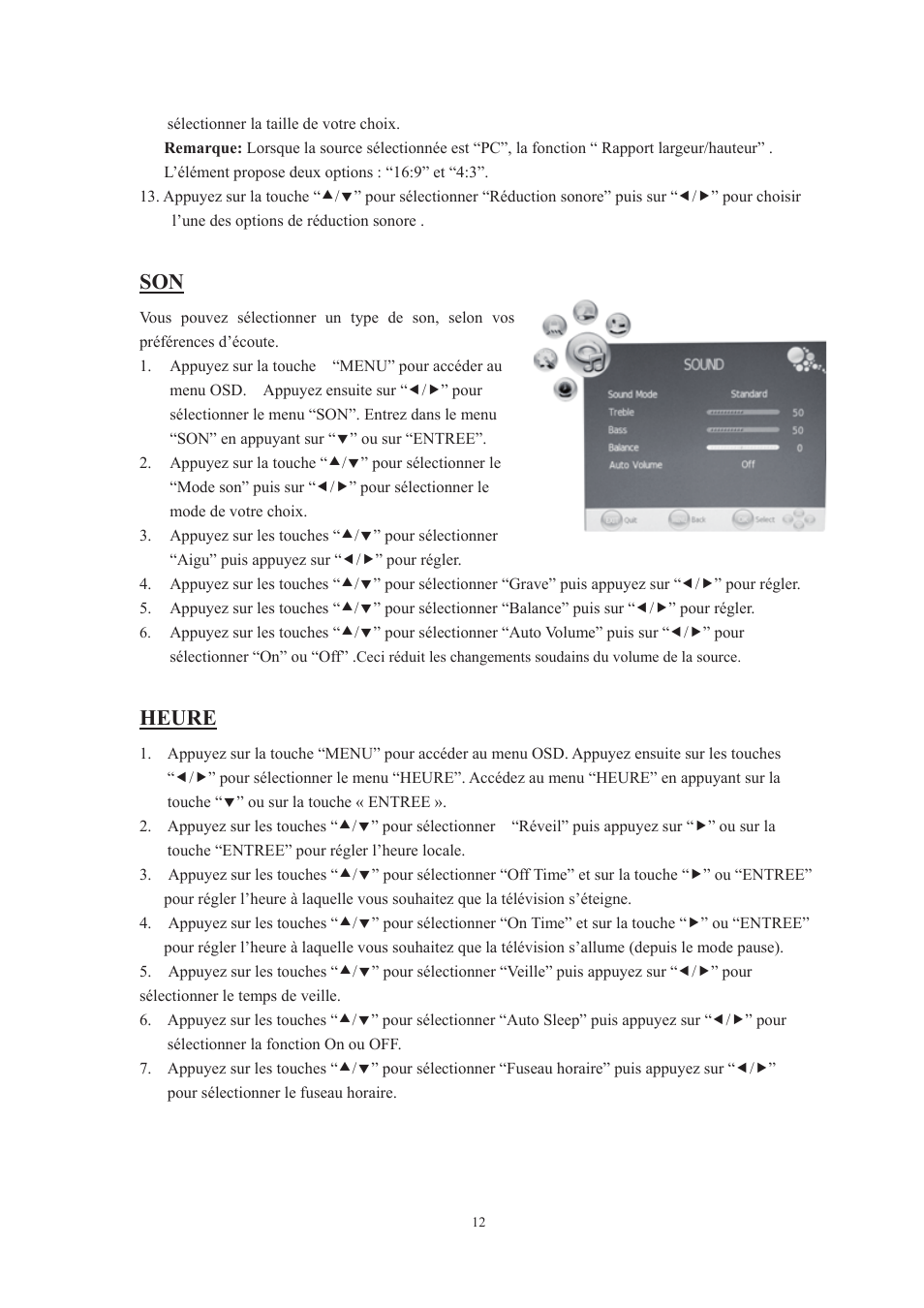 Heure | Lenco DVT-229 User Manual | Page 111 / 164