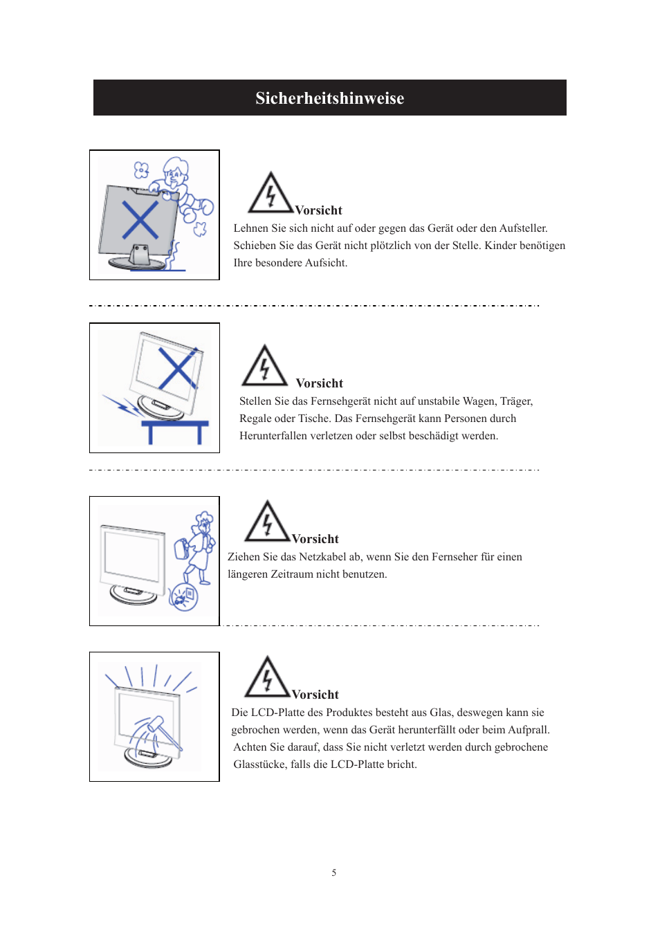 Sicherheitshinweise | Lenco DVT-229 User Manual | Page 39 / 164