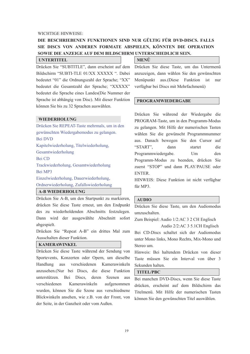Lenco DVT-229 User Manual | Page 53 / 164