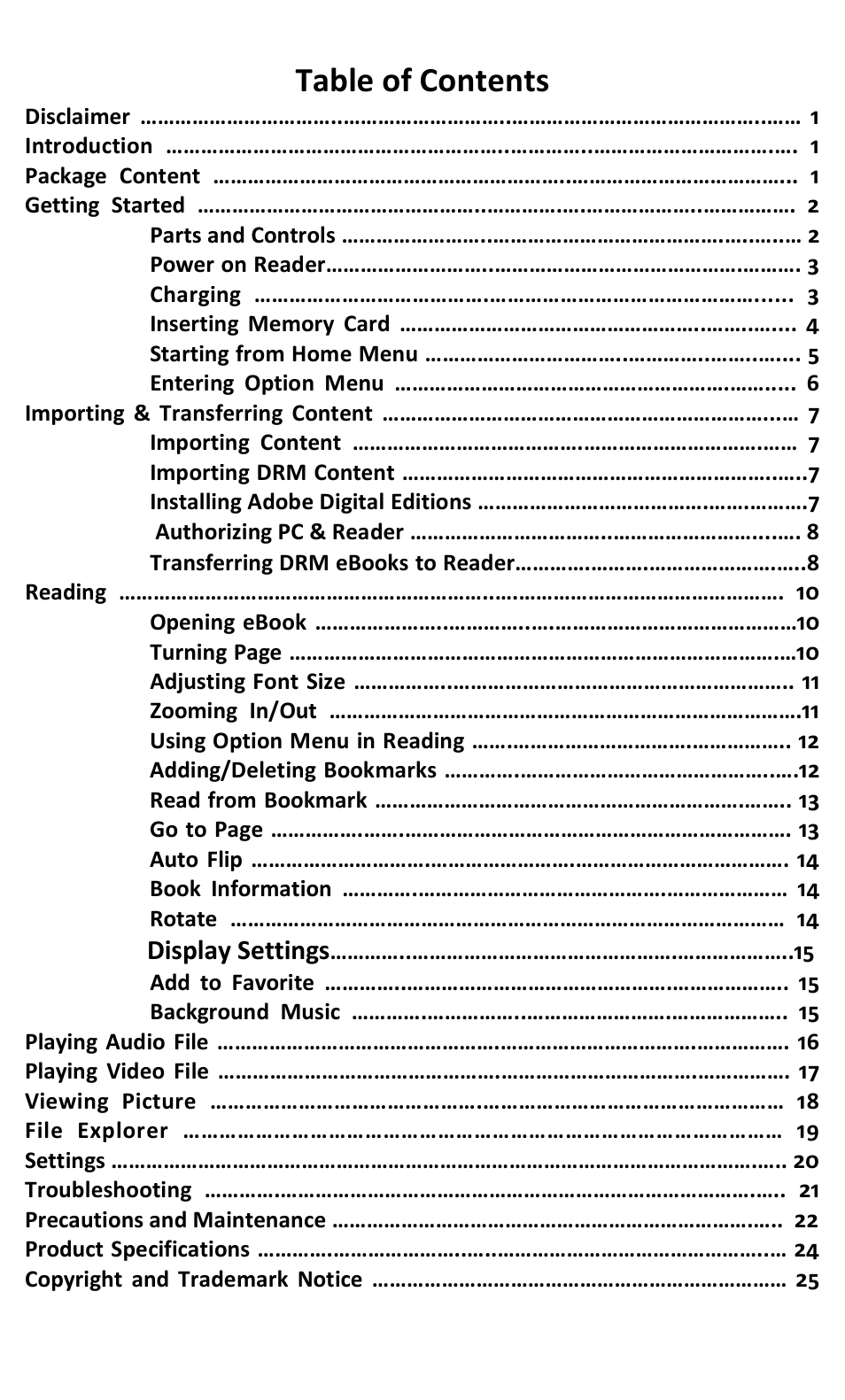 Lenco EB-900 User Manual | Page 2 / 28