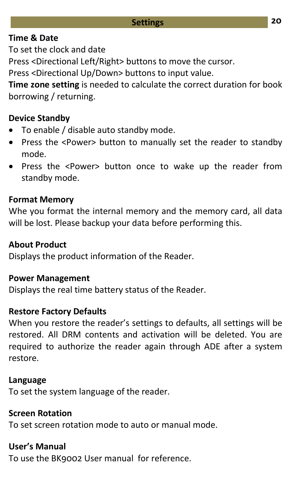 Lenco EB-900 User Manual | Page 22 / 28