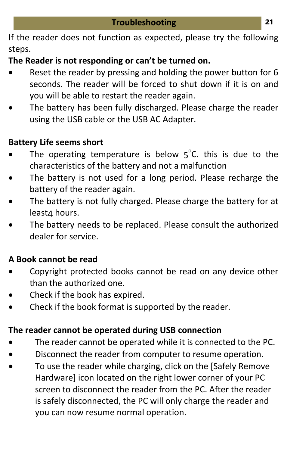 Lenco EB-900 User Manual | Page 23 / 28