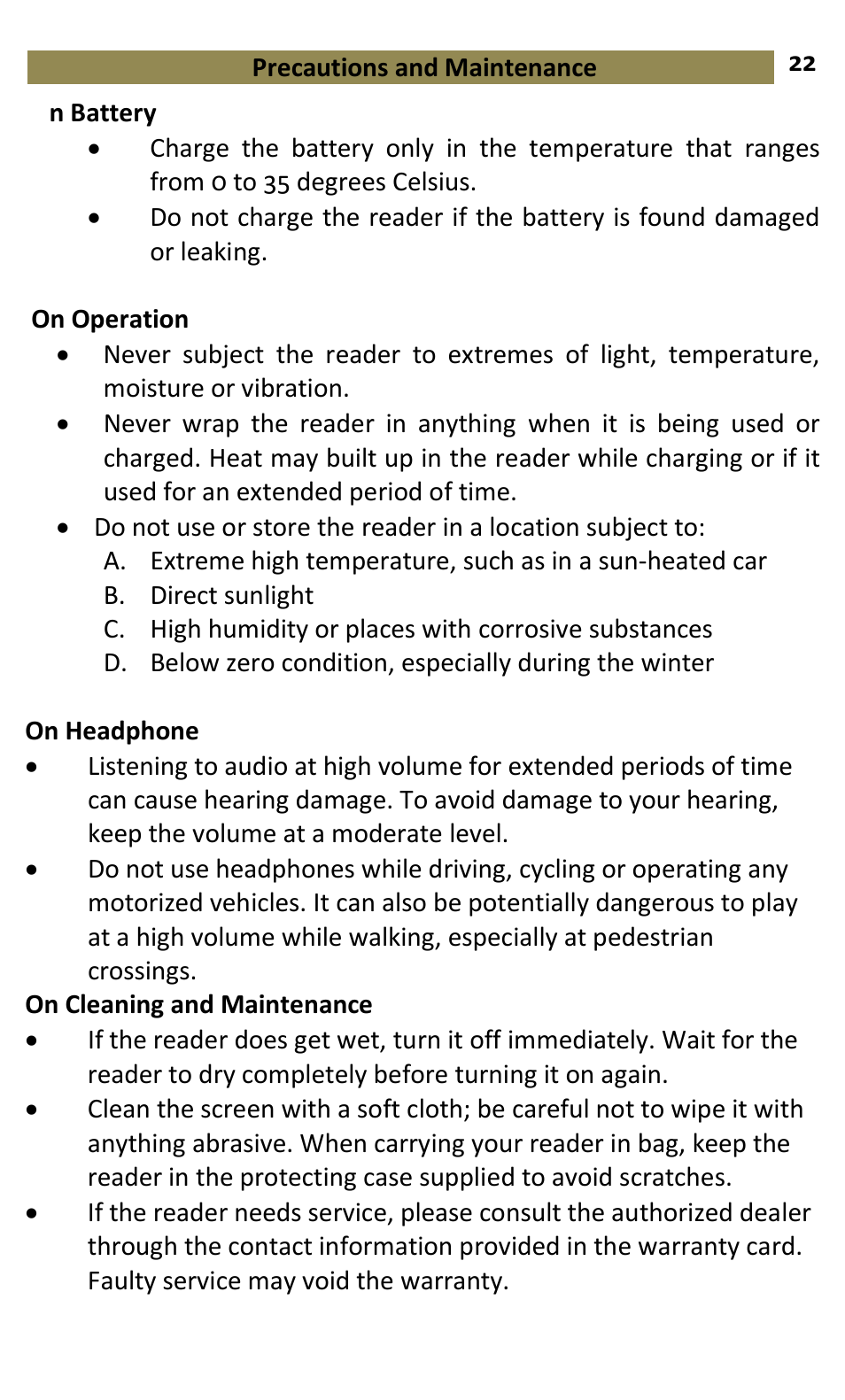 Lenco EB-900 User Manual | Page 24 / 28