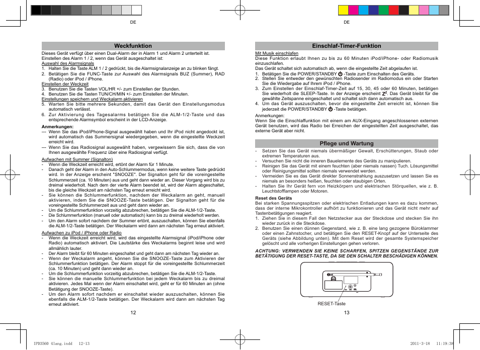 Lenco IPD-3560 User Manual | Page 14 / 35