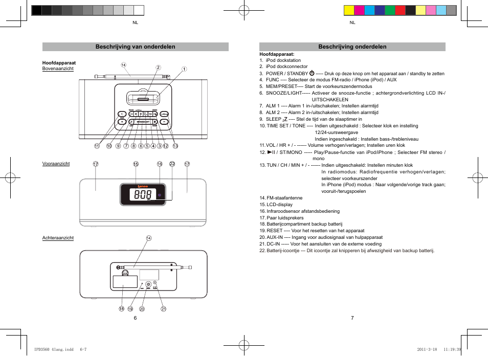 Lenco IPD-3560 User Manual | Page 18 / 35