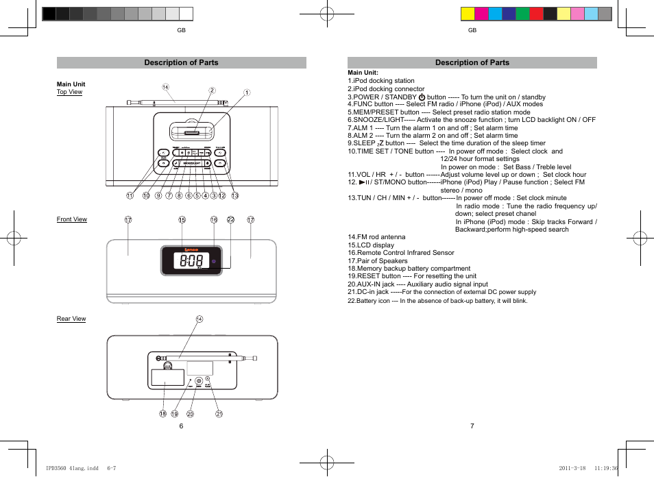 Lenco IPD-3560 User Manual | Page 4 / 35