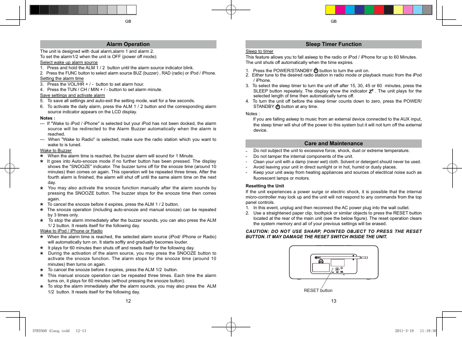 Lenco IPD-3560 User Manual | Page 7 / 35