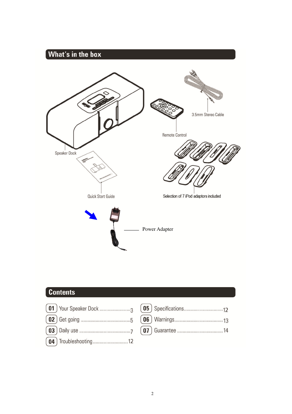 Lenco IPD-4100 User Manual | Page 3 / 17