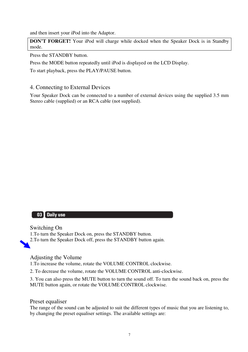 Lenco IPD-4100 User Manual | Page 8 / 17