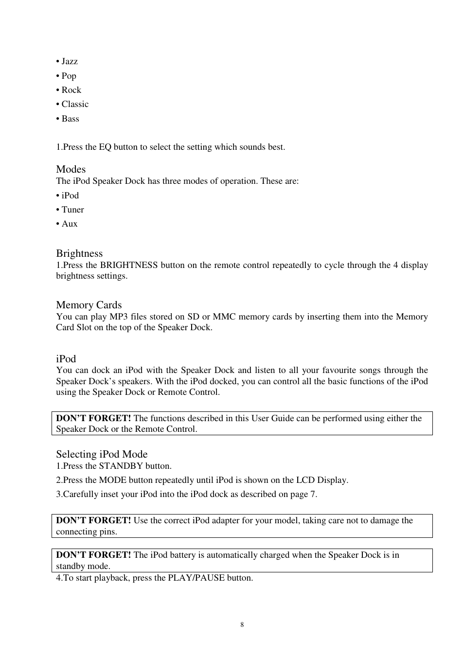 Lenco IPD-4100 User Manual | Page 9 / 17